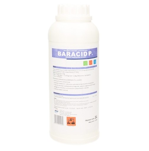 Baracid-Zakwaszacz-1 ml/2 ltr wody Butelka- 1ltr