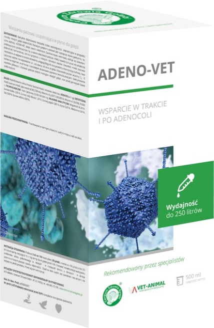 Adeno Vet -ADENO choroba gołębi młodych 500 ml