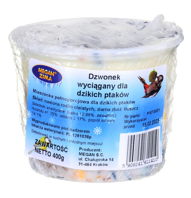 Megan Dzwonek Tłuszczowy 400g