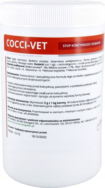 Cocci-Vet 500g - stop kokcydiozie i robakom (2)