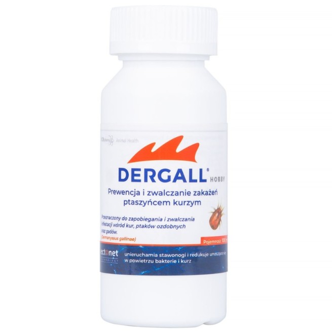DERGALL 100 ml do zwalaczania ptaszyńca i pleśniakowca u drobiu