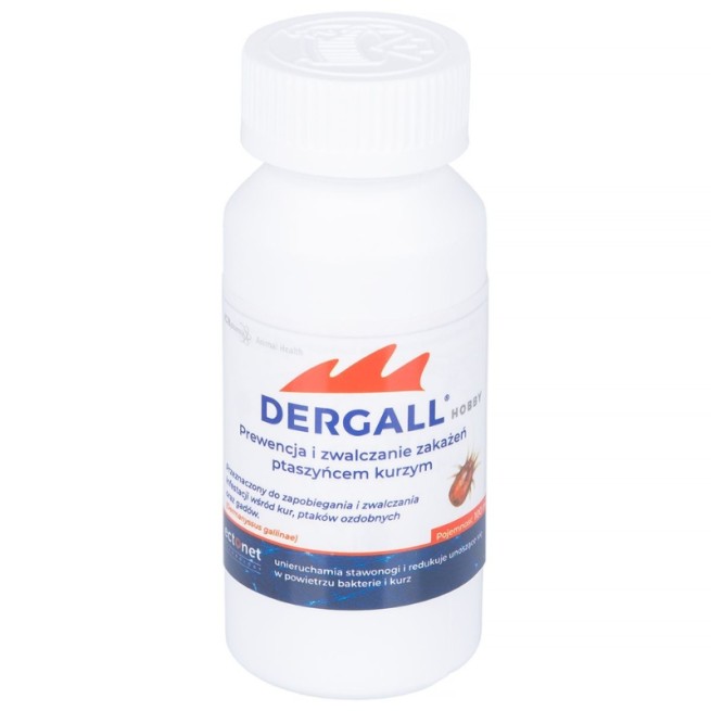 DERGALL 100 ml do zwalaczania ptaszyńca i pleśniakowca u drobiu