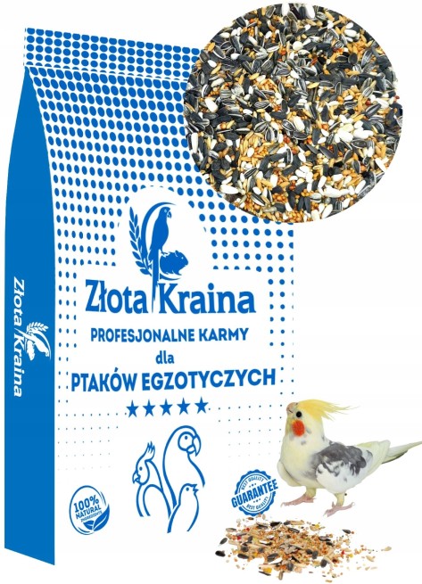 Karma dla papug średnich 10kg ZŁOTA KRAINA