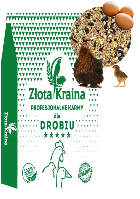 Karma dla kur z muszlą 10 KG ZŁOTA KRAINA