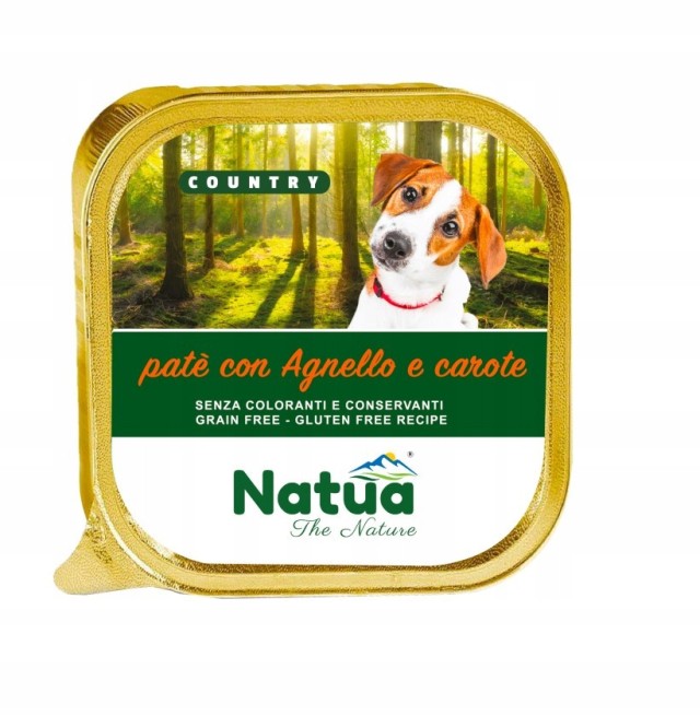 NATUA KARMA MOKRA DLA PSA 100G JAGNIĘCINA Z MARCHEWKĄ (1)