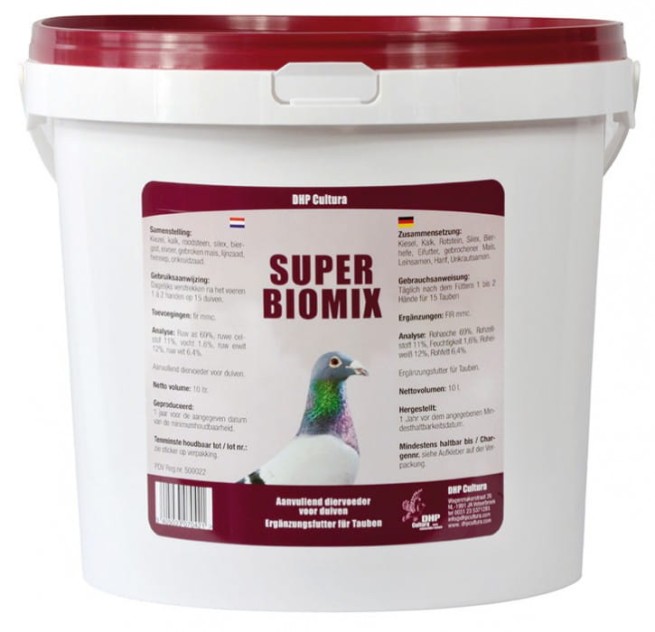 super biomix 10l, biomix dla gołębi, preparat dla gołębi, odporność gołębi, suplement dla gołębi, zdrowie gołębi, hodowla gołębi pocztowych (1)