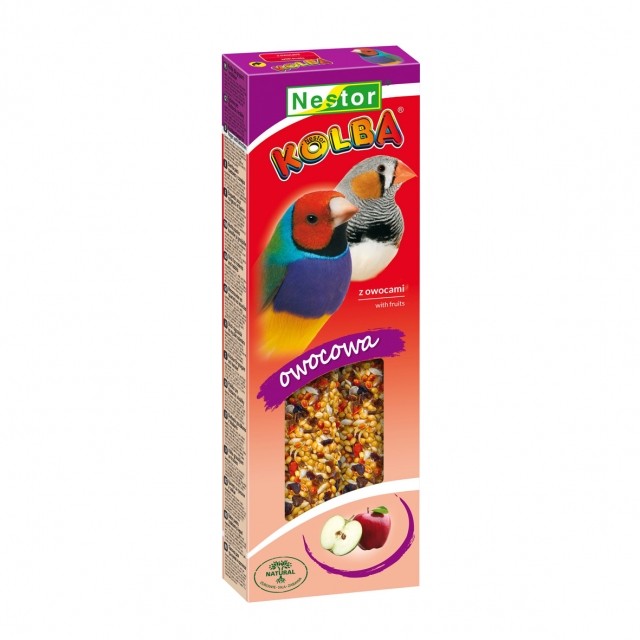 Kolba Classic dla ptaszków egzotycznych z jabłkami Nestor (1)