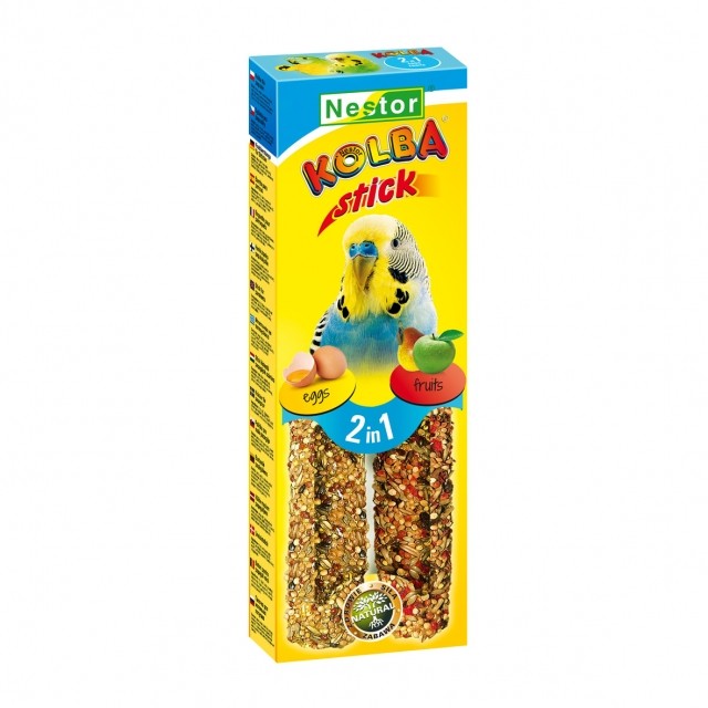 Kolba Classic 2 w 1 dla małych papug - jajka+owoce (1)
