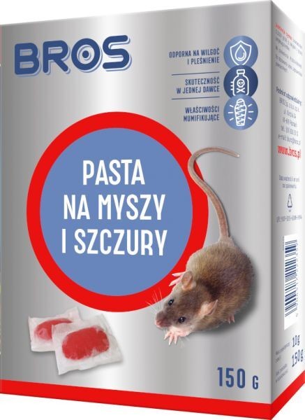 Bros pasta na myszy i szczury 150g (1)