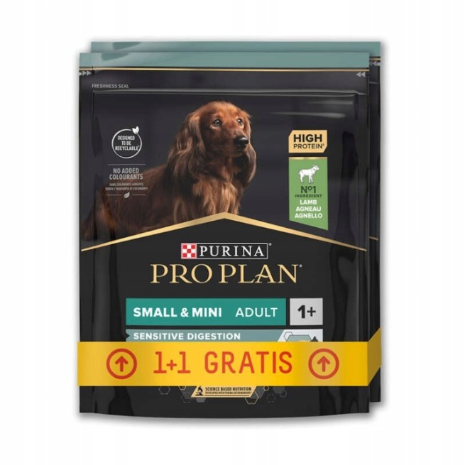 Purina Pro Plan Adult Small Mini Lamb 700g + 700g 1+1 Jagnięcina (1)