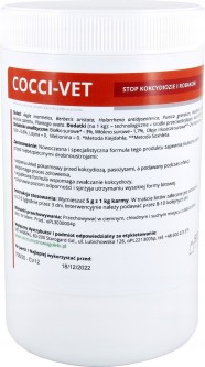 Obrazek 2 dla: CocciVet 500g  stop kokcydiozie i robakom