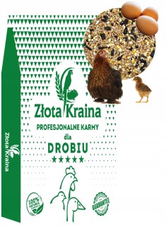 Karma dla kur z muszlą 10 KG ZŁOTA KRAINA