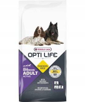 Obrazek dla: VerseleLaga OPTI LIFE Active dla psów aktywnych 1kg wysokoenergetyczna