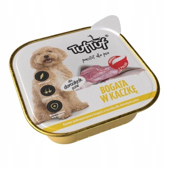 Obrazek dla: Tuf tuf Pasztet z kaczki  pełnoporcjowa karma dla psów 300g