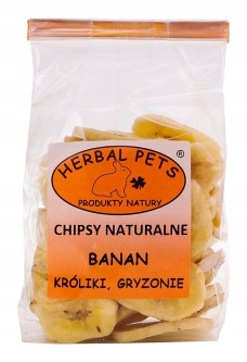 Obrazek dla: Herbal Pets Chipsy banan karma dla gryzoni 75 g